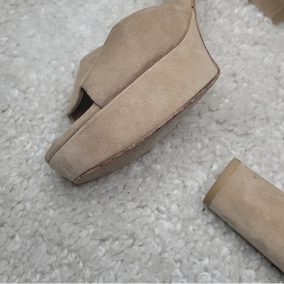 STUART WEITZMAN Real Deal suede platforms Size 8.5 - Picture 14 of 16
